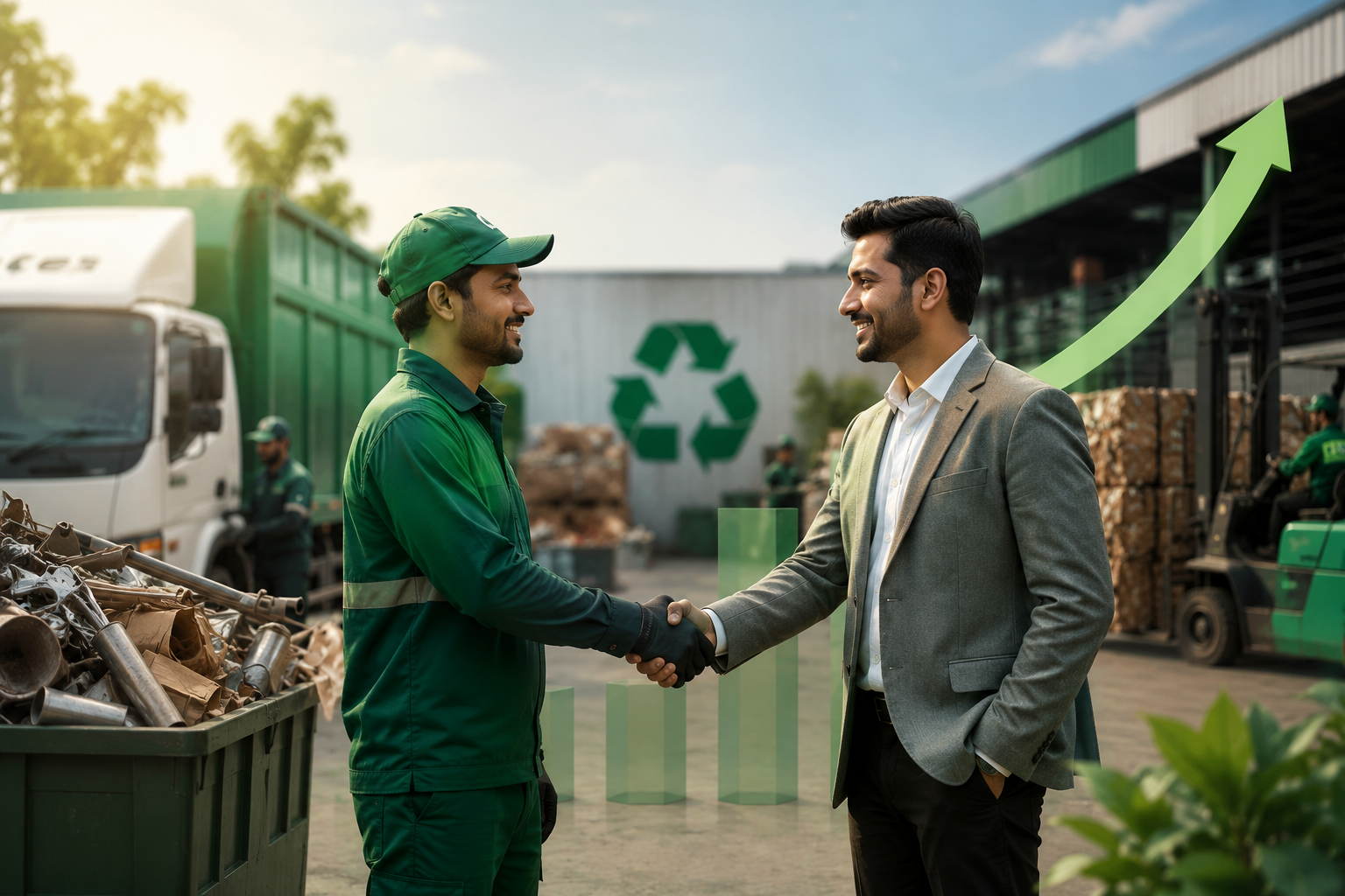 Vendor partnership handshake
